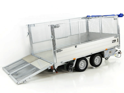Twintrailer Multi-Heckkipper TT30-30 3,0t|120cm|Tandem|Netz