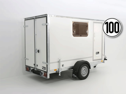 Kofferanhänger BK 146x304cm Höhe:180 1,3t|Seiten-Tür