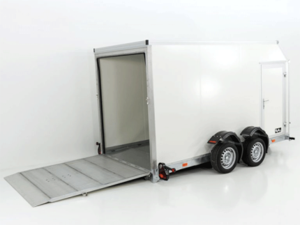 Vezeko Koffer-Absenkanhänger 157x344cm Höhe:190cm 2,7t