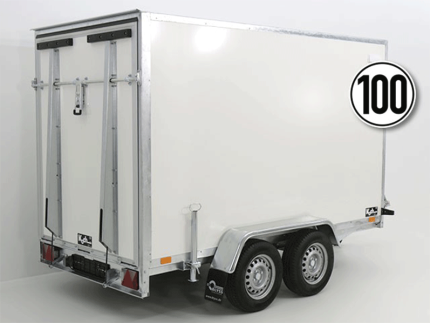 Kofferanhänger BK Höhe:181cm 2,0t|Rampe|SW