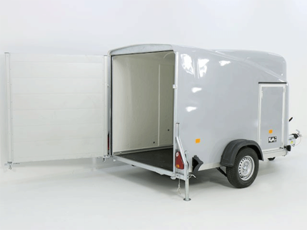 Debon Kofferanhänger DK Vollpoly H:160cm|neues Modell|grau