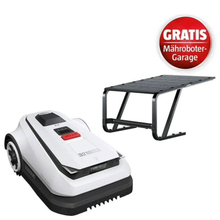 Ecovacs Mähroboter-Set A1600 RTK inkl. Garage 1.600 m², Navigation, RTK