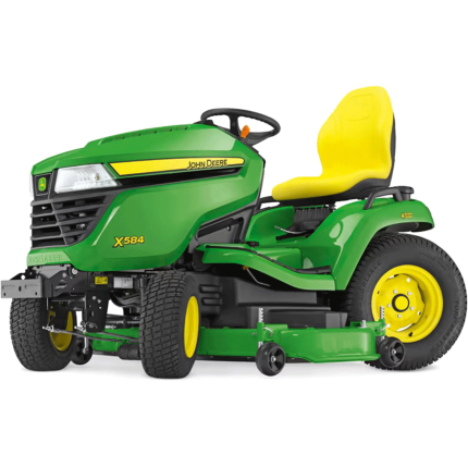 John Deere Rasentraktor X584 mit 122 cm Accel Deep Mähwerk – Modell 2025